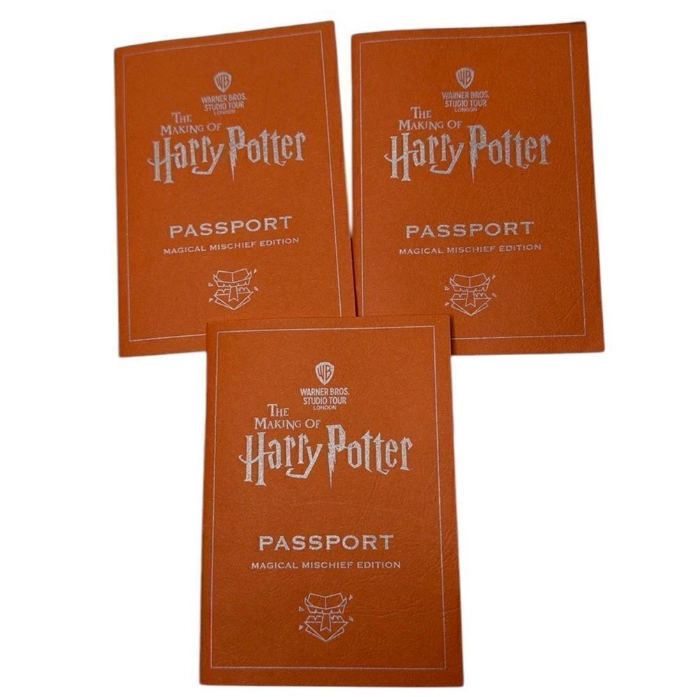 Harry Potter The Making Of Passport Warner Brothers Studio London.